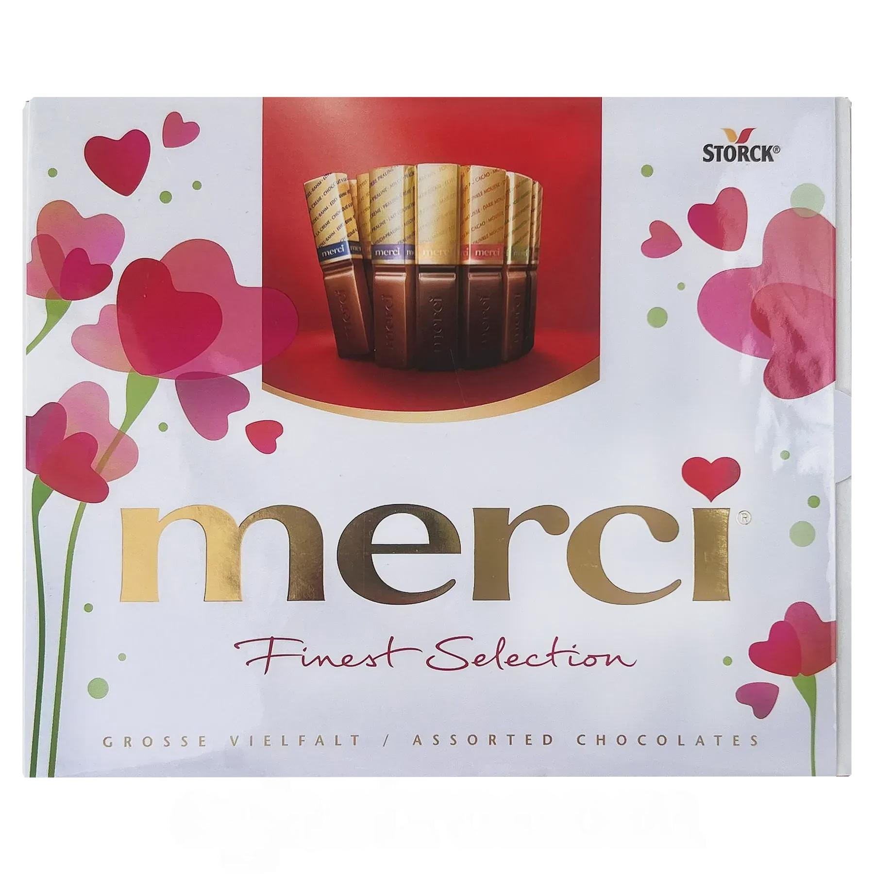 Цукерки асорті Мерсі Merci 250g Цукерки асорті Мерсі Merci 250g