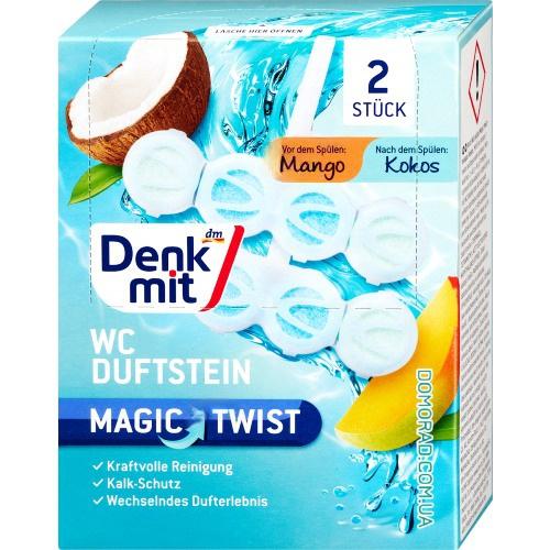 Denkmit Підвісний освіжувач Magic Twist Mango-Kokos 2шт. Denkmit Підвісний освіжувач Magic Twist Mango-Kokos 2шт.