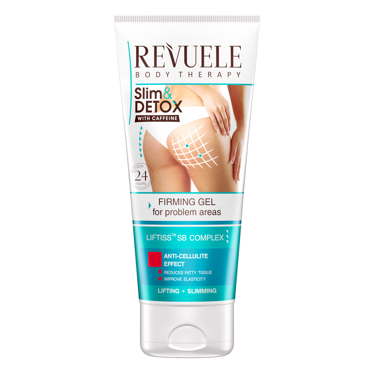 Укрепляющий гель для тела с кофеином Revuele Slim & Detox, 200 мл Укрепляющий гель для тела с кофеином Revuele Slim & Detox, 200 мл