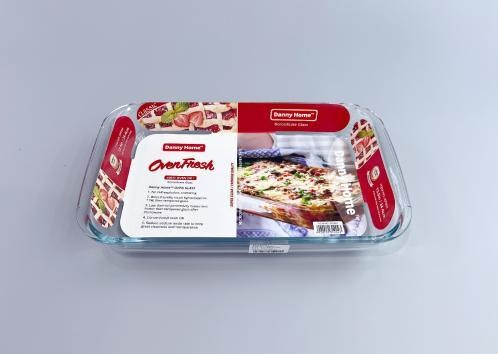 Скляна форма для запікання Danny Home OvenFresh прямокутна жаростійка Скляна форма для запікання Danny Home OvenFresh прямокутна жаростійка