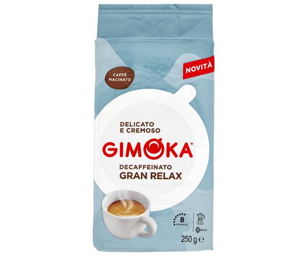 Кава мелена без кофеїну Gimoka Dek Gran Relax 250 г Кава мелена без кофеїну Gimoka Dek Gran Relax 250 г