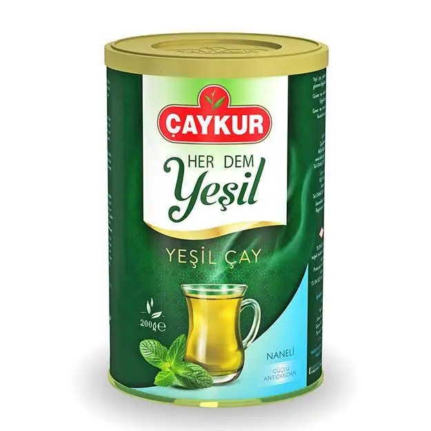Чай зеленый с мятой рассыпной мелколистовой Caykur Yesil 200 г Чай зеленый с мятой рассыпной мелколистовой Caykur Yesil 200 г