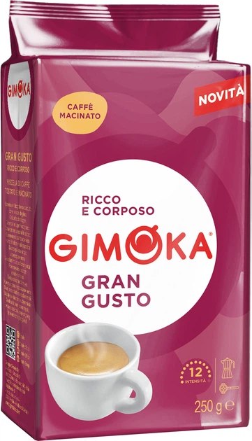 Кава мелена Gimoka Gran Gusto 250 г Кава мелена Gimoka Gran Gusto 250 г