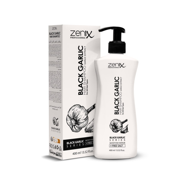 Шампунь з екстрактом чорного часника Zenix 400 мл Шампунь з екстрактом чорного часника Zenix 400 мл