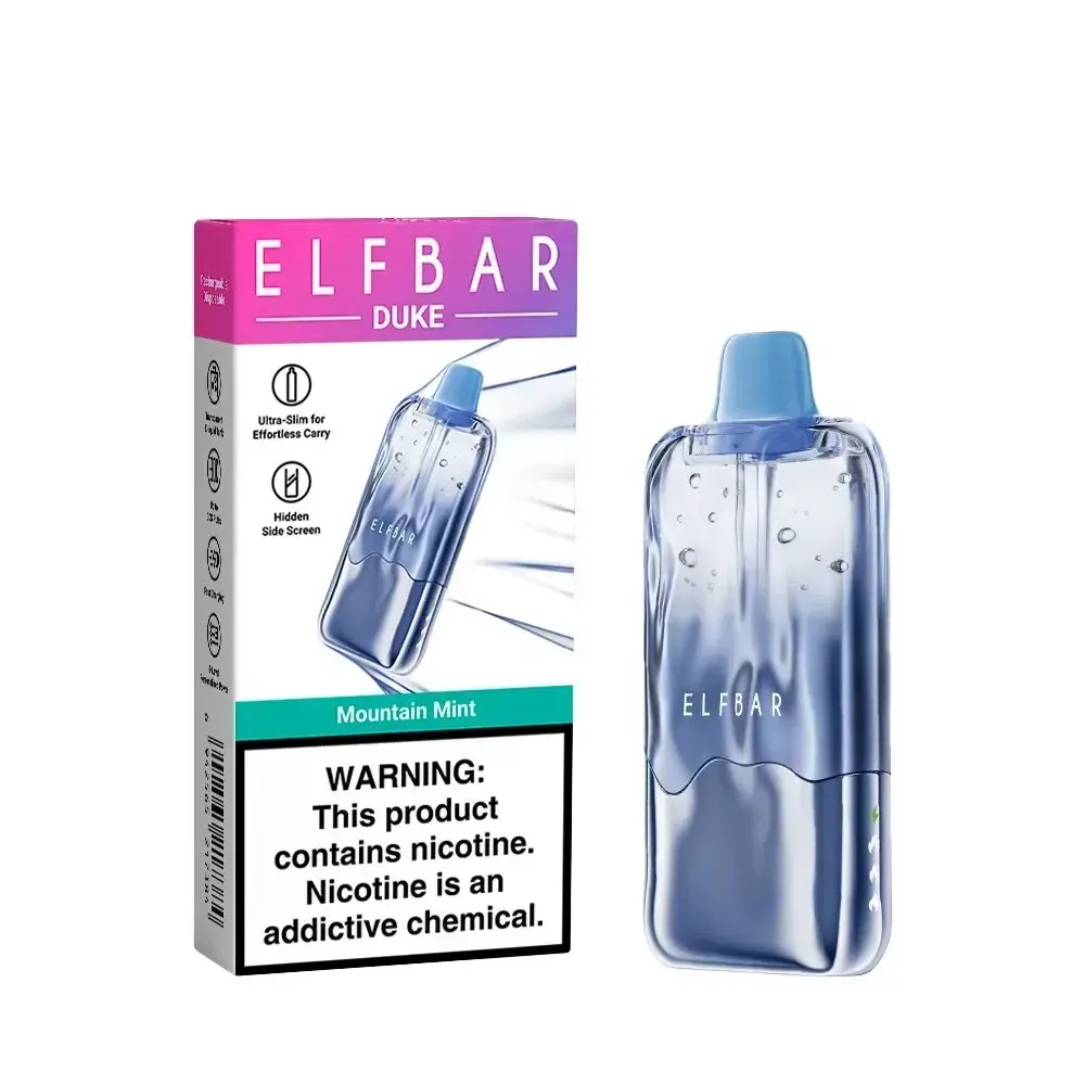 Elf Bar DUKE 30000 Mountain Mint (Освежающая мята) Elf Bar DUKE 30000 Mountain Mint (Освежающая мята)