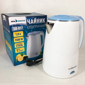 Электрочайник SeaBreeze SB-017 1.8 Л 1500 Вт стильный электрический чайник, чайник электро. Изображение №4 Электрочайник SeaBreeze SB-017 1.8 Л 1500 Вт стильный электрический чайник, чайник электро. Изображение №4