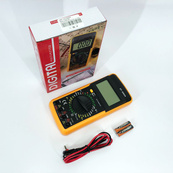 Мультиметр цифровий тестер Digital Multimeter DT9205A зі звуком, для автомобіля, гарний мультиметр. Зображення №4