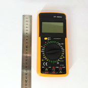 Мультиметр цифровий тестер Digital Multimeter DT9205A зі звуком, для автомобіля, гарний мультиметр. Зображення №7