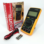 Мультиметр цифровий тестер Digital Multimeter DT9205A зі звуком, для автомобіля, гарний мультиметр. Зображення №8