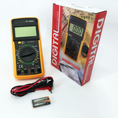 Мультиметр цифровий тестер Digital Multimeter DT9205A зі звуком, для автомобіля, гарний мультиметр. Зображення №11