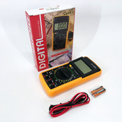 Мультиметр цифровий тестер Digital Multimeter DT9205A зі звуком, для автомобіля, гарний мультиметр. Зображення №16