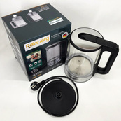 Дисковый электрический чайник Rainberg RB-709 2Л 2200Вт стеклянный с подсветкой, бесшумный чайник Black. Изображение №5