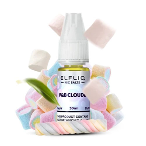 Рідина ELFLIQ 30мл 5%. Маршмеллоу (PB Cloudd) Рідина ELFLIQ 30мл 5%. Маршмеллоу (PB Cloudd)