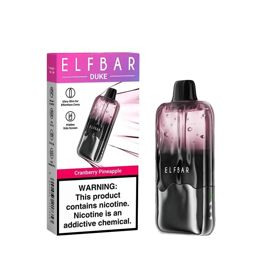 Elf Bar DUKE 30000 Cranberry Pineapple (Клюква Ананас) Elf Bar DUKE 30000 Cranberry Pineapple (Клюква Ананас)