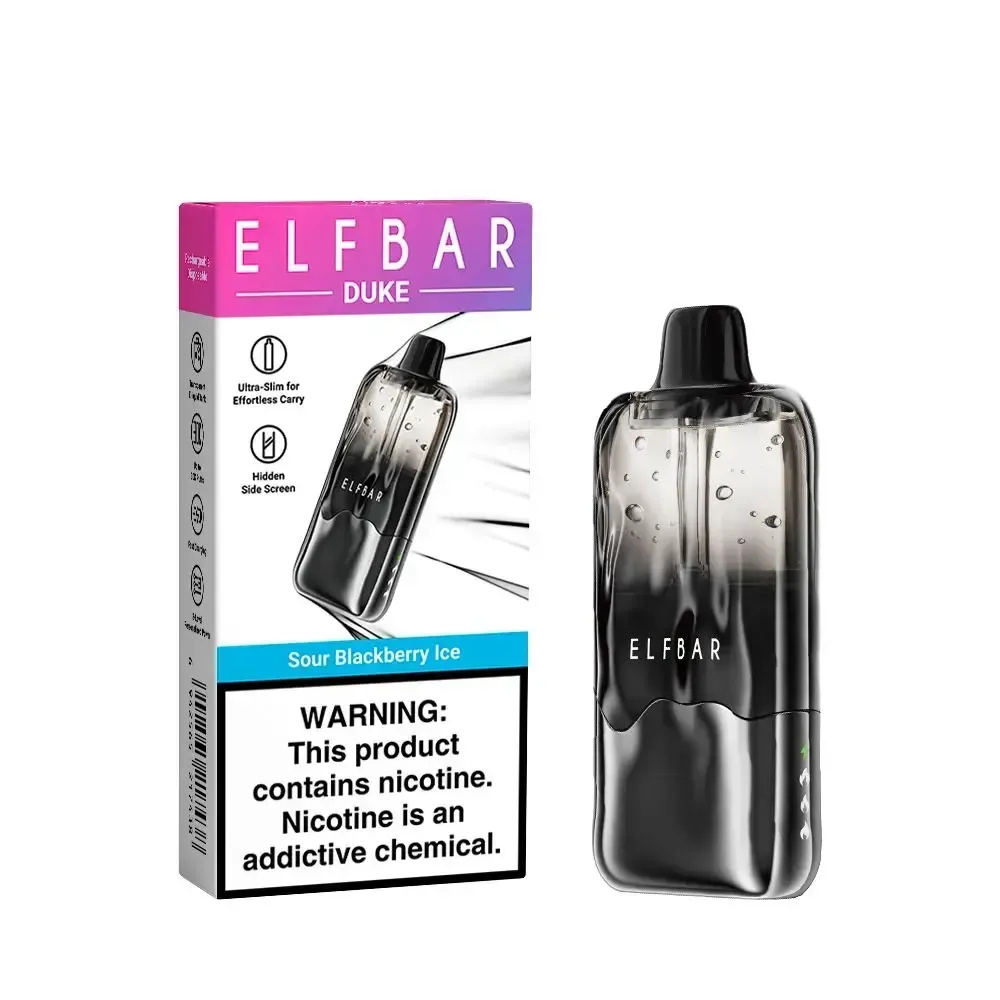 Elf Bar DUKE 30000 Sour Blackberry Ice (Ледяная кислая ежевика) Elf Bar DUKE 30000 Sour Blackberry Ice (Ледяная кислая ежевика)