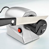 Электрическая точилка для ножей и ножниц ELECTRIC SHARPENER 220В, Электронная точилка для заточки ножей. Изображение №4