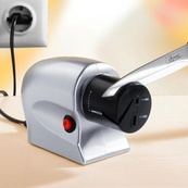Электрическая точилка для ножей и ножниц ELECTRIC SHARPENER 220В, Электронная точилка для заточки ножей. Изображение №5