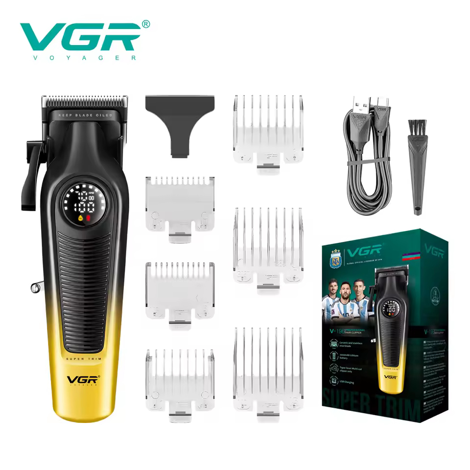 Акумуляторна машинка для стрижки VGR V-196 GOLD Акумуляторна машинка для стрижки VGR V-196 GOLD