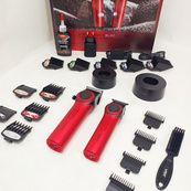 Набір VGR 2 в 1 V-001 V-977 RED, акумуляторна машинка для стрижки та триммер. Колір: червоний. Зображення №5