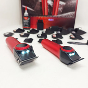 Набір VGR 2 в 1 V-001 V-977 RED, акумуляторна машинка для стрижки та триммер. Колір: червоний. Зображення №8