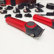 Набір VGR 2 в 1 V-001 V-977 RED, акумуляторна машинка для стрижки та триммер. Колір: червоний. Зображення №10