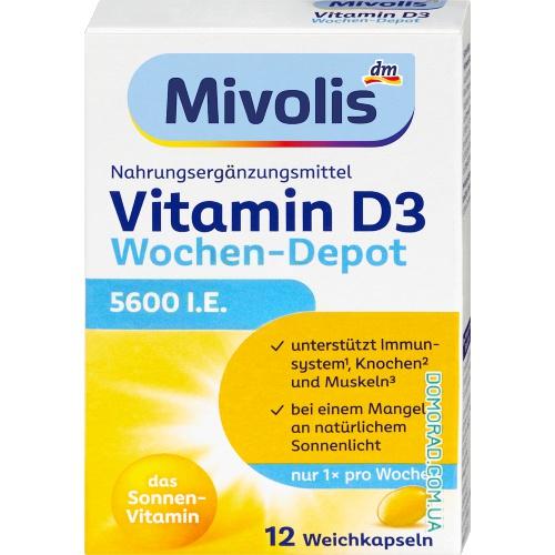 Mivolis Vitamin D3 Wochen-Depot На 12 тижнів Mivolis Vitamin D3 Wochen-Depot На 12 тижнів