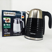 Чайник електричний Rainberg RB-2315 1.8л 2200Вт Black. Зображення №5 Чайник електричний Rainberg RB-2315 1.8л 2200Вт Black. Зображення №5
