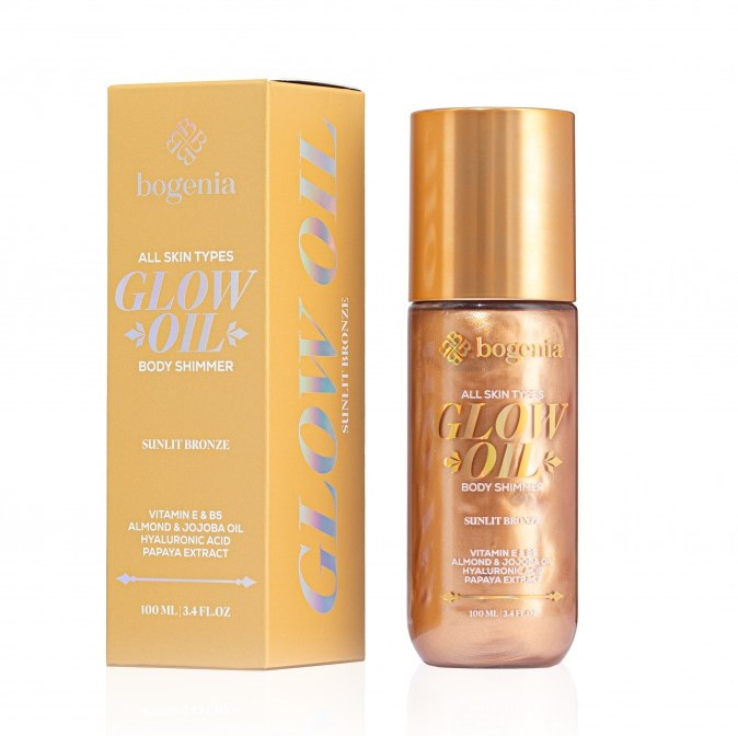 Масло-шиммер для тела Bogenia Glow Oil Body Shimmer Sunlit Bronze 100 мл Масло-шиммер для тела Bogenia Glow Oil Body Shimmer Sunlit Bronze 100 мл
