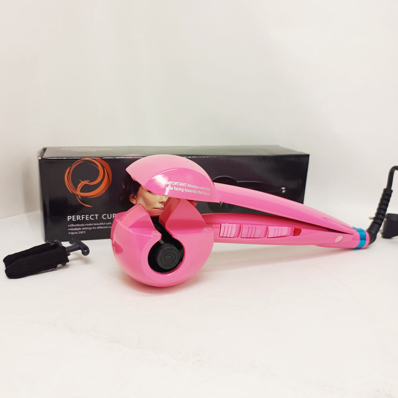 Щипці BALALISI Perfect Curl спіральна плойка для завивки волосся, міні плойка гофре, стайлер для укладання Pink Щипці BALALISI Perfect Curl спіральна плойка для завивки волосся, міні плойка гофре, стайлер для укладання Pink