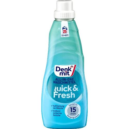 Denkmit Порошок для коротких циклов стирки Quick & Fresh 1L Denkmit Порошок для коротких циклов стирки Quick & Fresh 1L