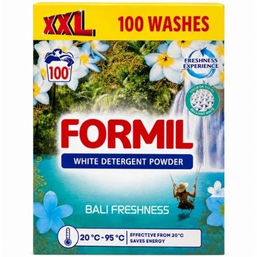 Пральний порошок для білих речей Formil White Bali Freshness 6.5 кг 100 прань Пральний порошок для білих речей Formil White Bali Freshness 6.5 кг 100 прань