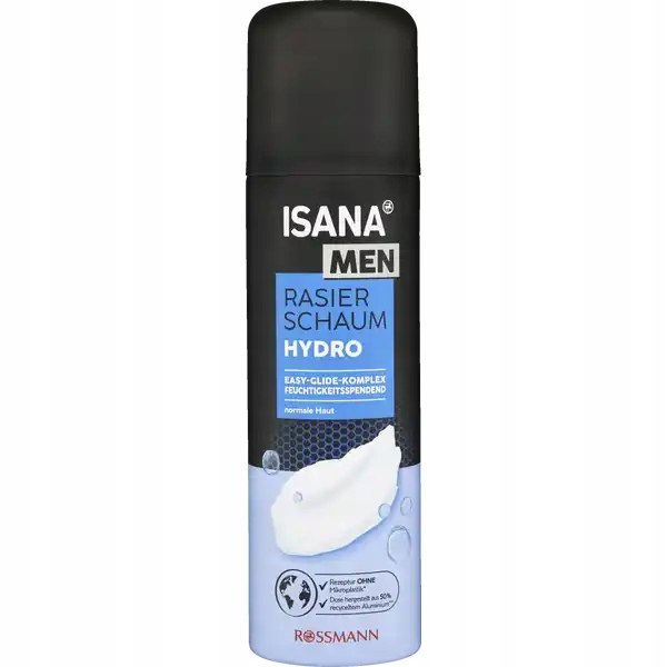 Пена для бритья для мужчин Isana Men Hydro 300 мл Пена для бритья для мужчин Isana Men Hydro 300 мл