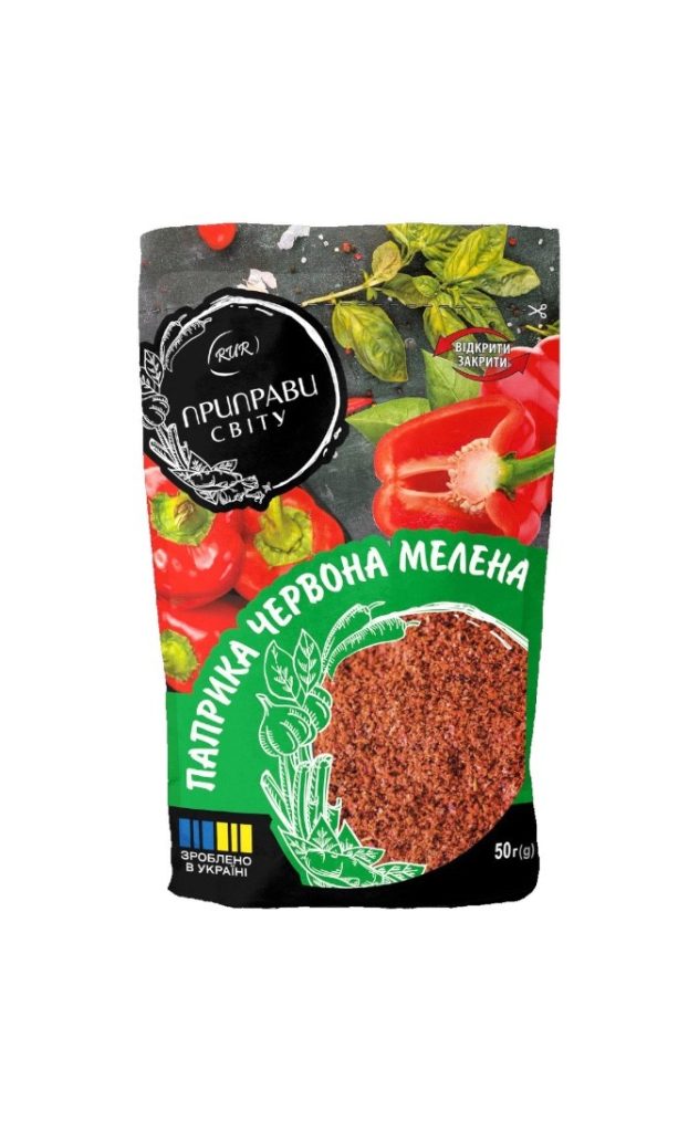 Паприка червона мелена (дой-пак) Приправи Світу 50 г Паприка червона мелена (дой-пак) Приправи Світу 50 г