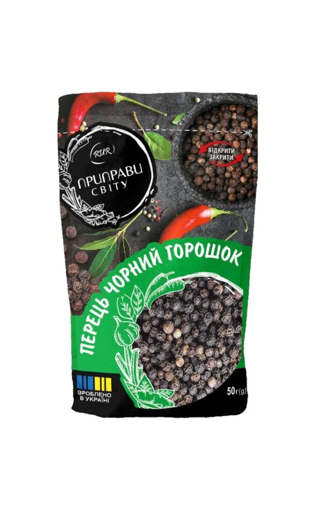Перец черный горошек (Дой-пак) Приправы Мира 50 г Перец черный горошек (Дой-пак) Приправы Мира 50 г
