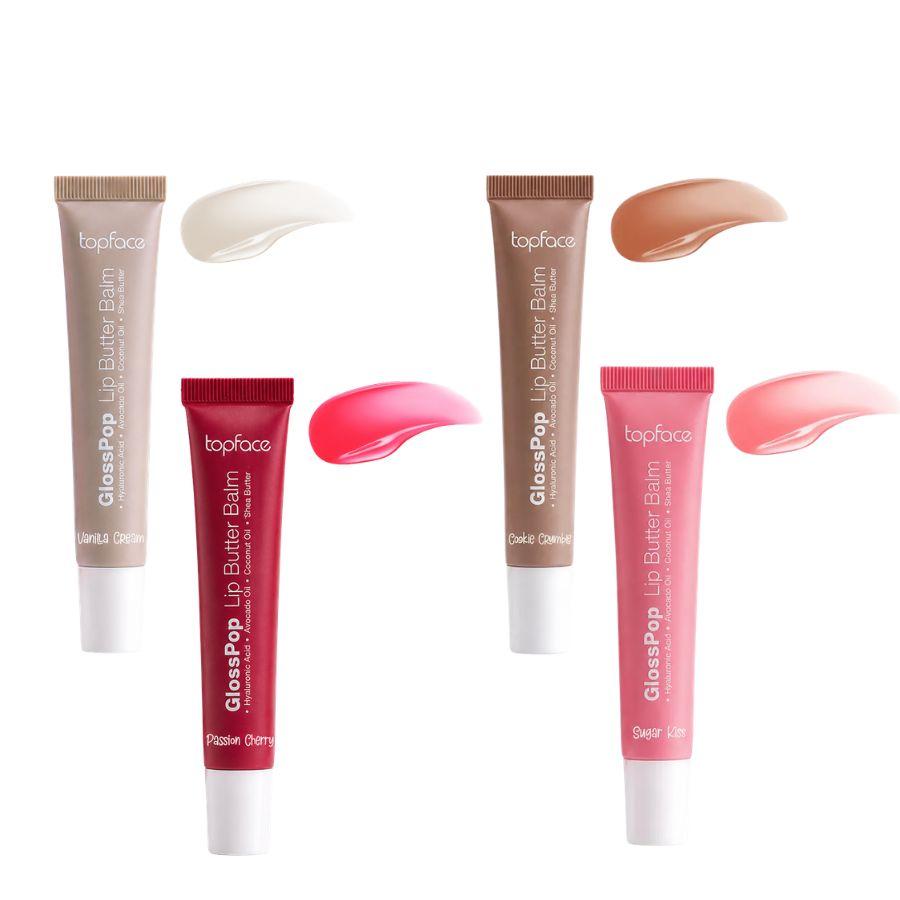 Блиск-бальзам для губ TopFace Gloss Pop Lip Butter Balm PT161, 001 Vanilla Cream Прозорий Блиск-бальзам для губ TopFace Gloss Pop Lip Butter Balm PT161, 001 Vanilla Cream Прозорий