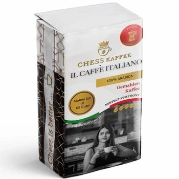 Кава мелена Chess Kaffee Il Caffe Italiano 500 г розвакумована Кава мелена Chess Kaffee Il Caffe Italiano 500 г розвакумована