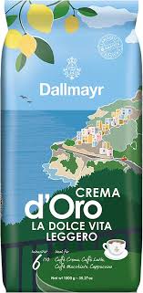Кофе в зернах Dallmayr Crema d`Oro La Dolce Vita Leggero 1 кг Кофе в зернах Dallmayr Crema d`Oro La Dolce Vita Leggero 1 кг