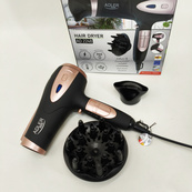 Фен для волос с ионизацией Adler AD 2248 Black 2200Вт. Изображение №5