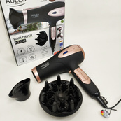 Фен для волос с ионизацией Adler AD 2248 Black 2200Вт. Изображение №7