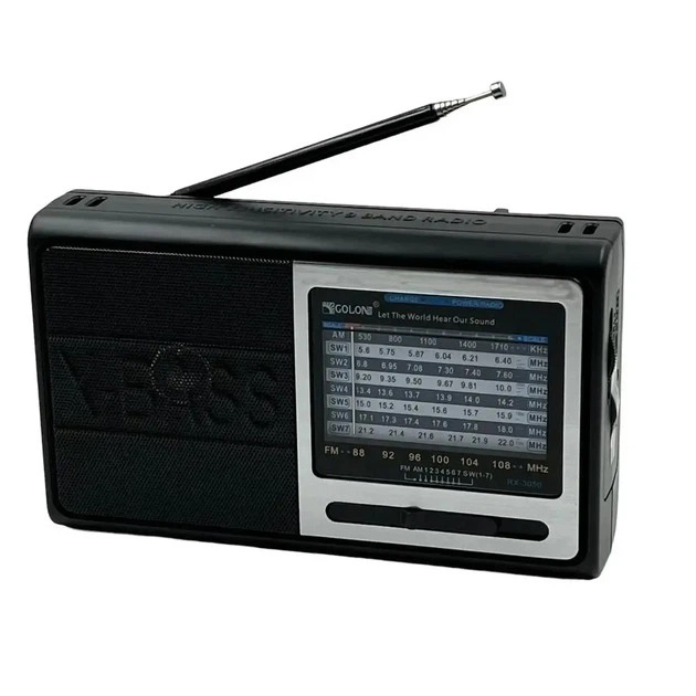 Радіоприймач GOLON RX-3050 з акумулятором 6Вт 8 годин роботи Black Радіоприймач GOLON RX-3050 з акумулятором 6Вт 8 годин роботи Black