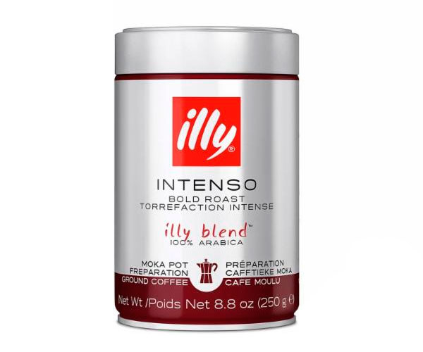 Кава мелена Illy Intenso Moka 250 г Кава мелена Illy Intenso Moka 250 г