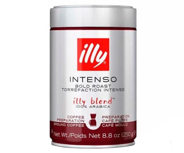 Кава мелена Illy Intenso Filter 250 г Кава мелена Illy Intenso Filter 250 г