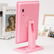 Настільне дзеркало для макіяжу Cosmetie mirror 360 Rotation Angel з підсвічуванням Pink. Зображення №2 Настільне дзеркало для макіяжу Cosmetie mirror 360 Rotation Angel з підсвічуванням Pink. Зображення №2