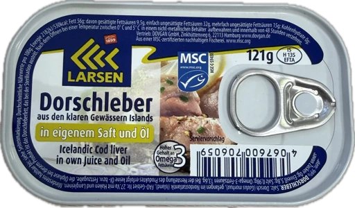 Печень трески Larsen 121 г Печень трески Larsen 121 г