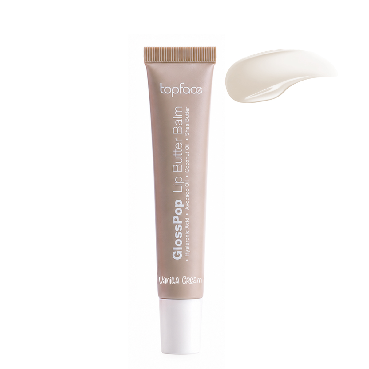 Блеск-бальзам для губ TopFace Gloss Pop Lip Butter Balm PT161, 001 Vanilla Cream Прозрачный Блеск-бальзам для губ TopFace Gloss Pop Lip Butter Balm PT161, 001 Vanilla Cream Прозрачный