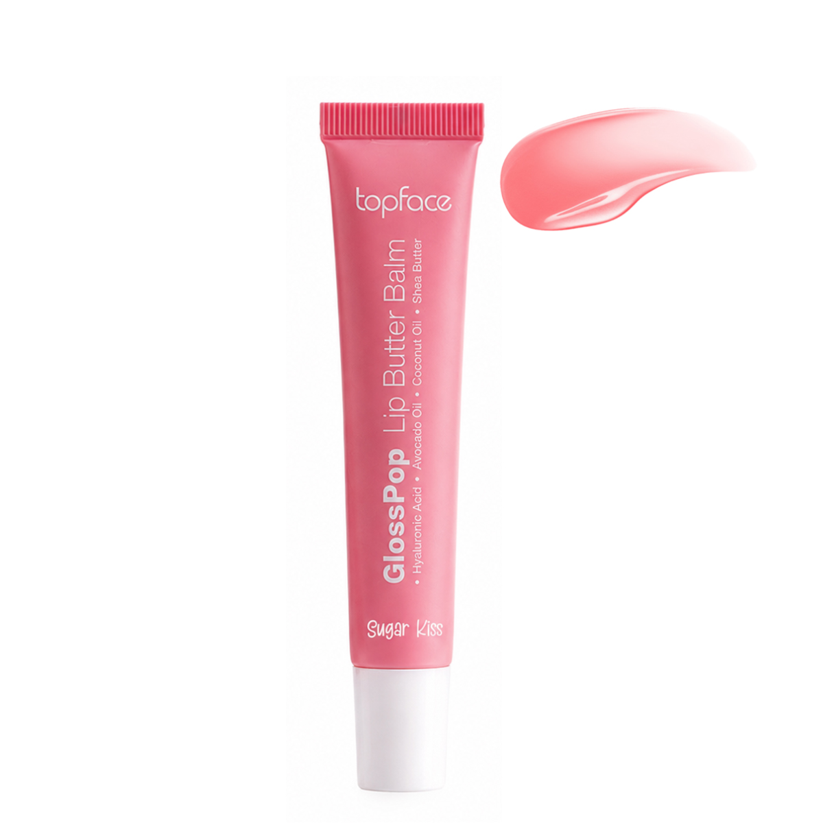 Блиск-бальзам для губ TopFace Gloss Pop Lip Butter Balm PT161, 004 Sugar Kiss Рожевий Блиск-бальзам для губ TopFace Gloss Pop Lip Butter Balm PT161, 004 Sugar Kiss Рожевий