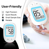 Глюкометр електронний Blood Glucose Meter BGM503 вимірювач рівня цукру в крові портативний. Зображення №4 Глюкометр електронний Blood Glucose Meter BGM503 вимірювач рівня цукру в крові портативний. Зображення №4
