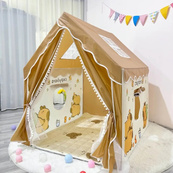 Детский игровой шатер-домик с капибарой 120х100х130 см с окнами Brown. Изображение №9 Детский игровой шатер-домик с капибарой 120х100х130 см с окнами Brown. Изображение №9
