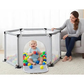 Детский игровой манеж для детей складной детский манеж 120х100х55см Gray. Изображение №3