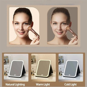 Дзеркало з LED підсвічуванням makeup mirror Black. Зображення №4 Дзеркало з LED підсвічуванням makeup mirror Black. Зображення №4